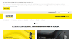 Desktop Screenshot of kaercher-center-lippke.de